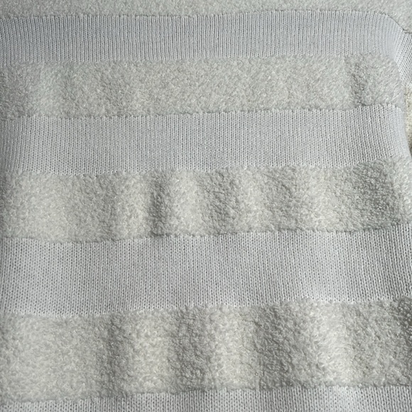 Daily Practice by Anthropologie Cream Striped Cardigan Sweater. Size Medium. - Picture 12 of 15